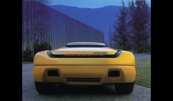 Bertone Corvette Nivola Concept Car 1990 rear 2